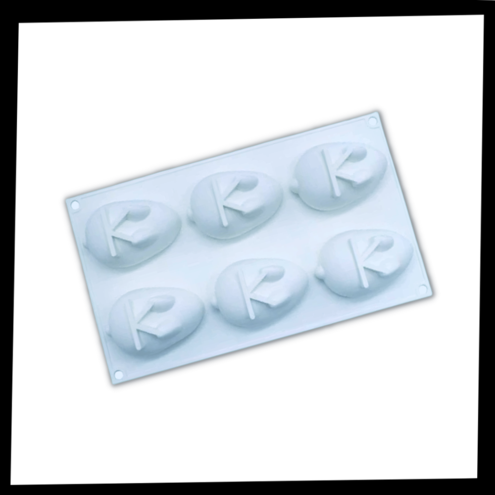 Mini bunny silikone kageform - Ozerty