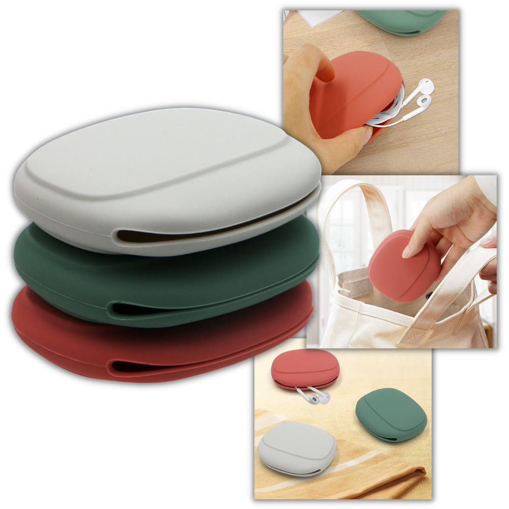 Bærbar opbevaringstaske til datakabel - Ozerty