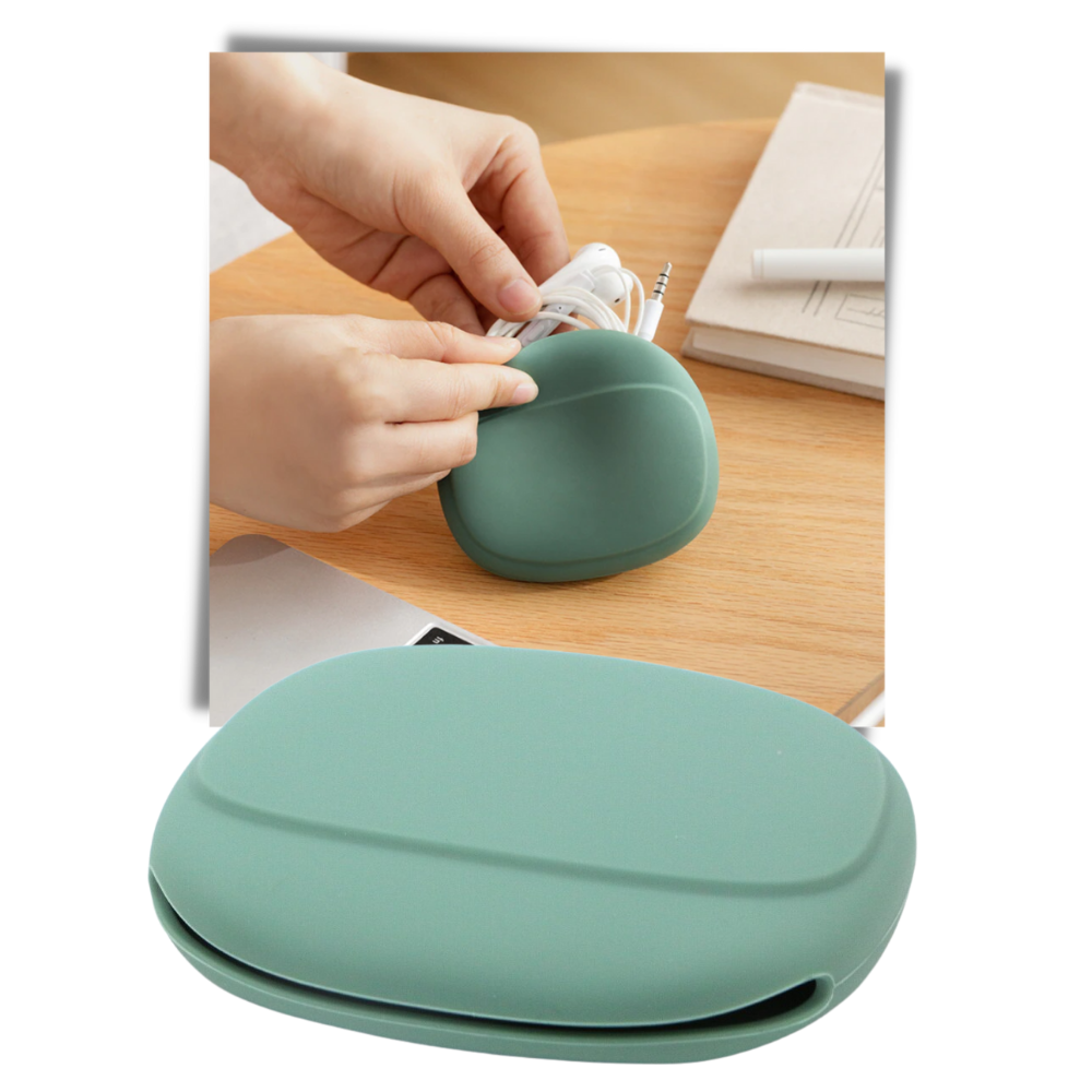 Bærbar opbevaringstaske til datakabel - Ozerty