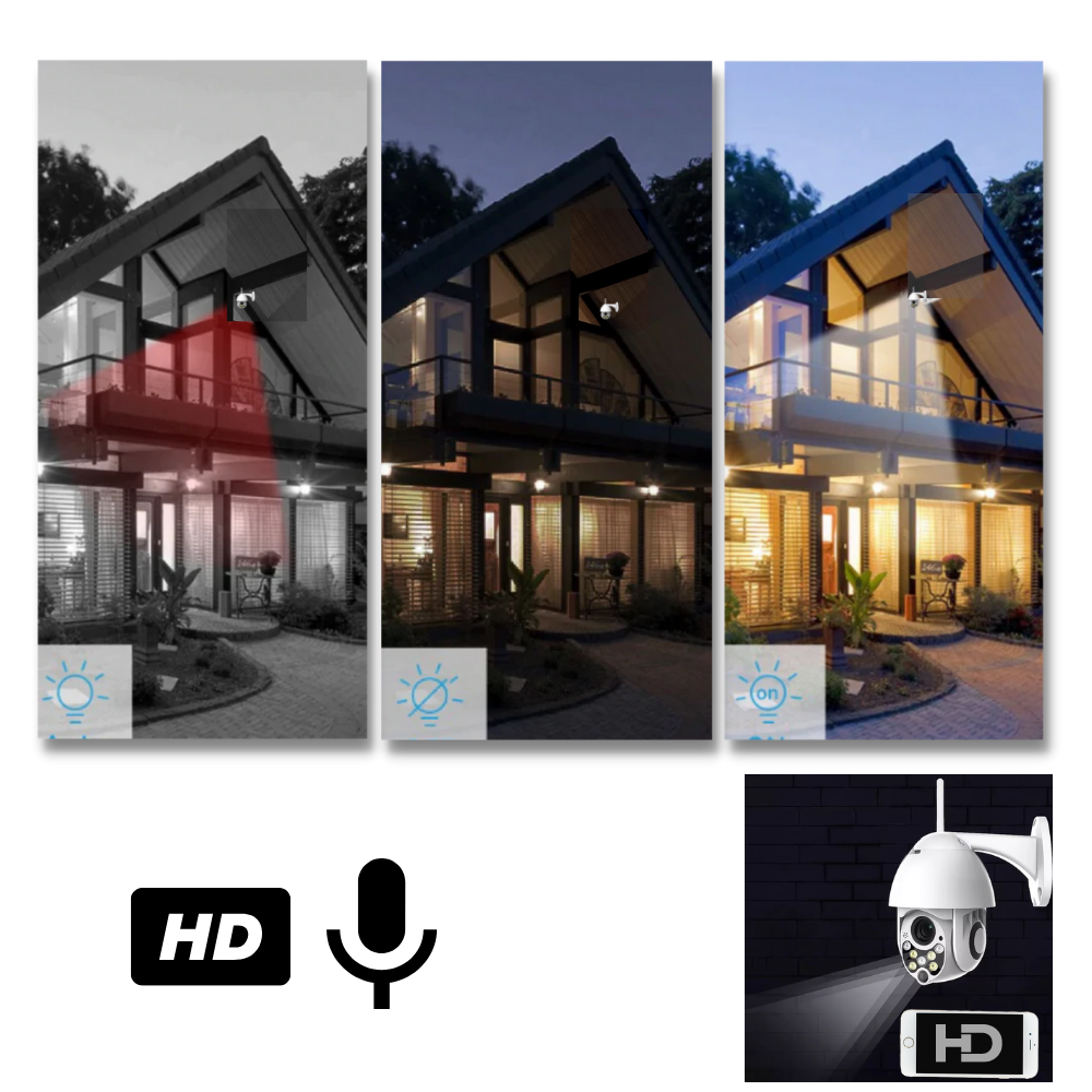 WIFI-overvågningskamera - Ozerty