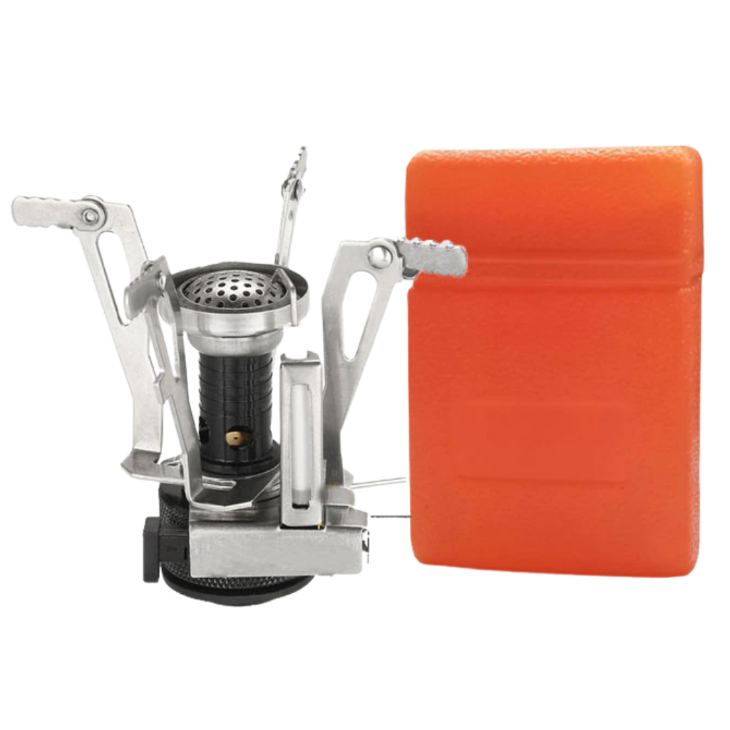 Mini bærbar gaskomfur til camping - Ozerty