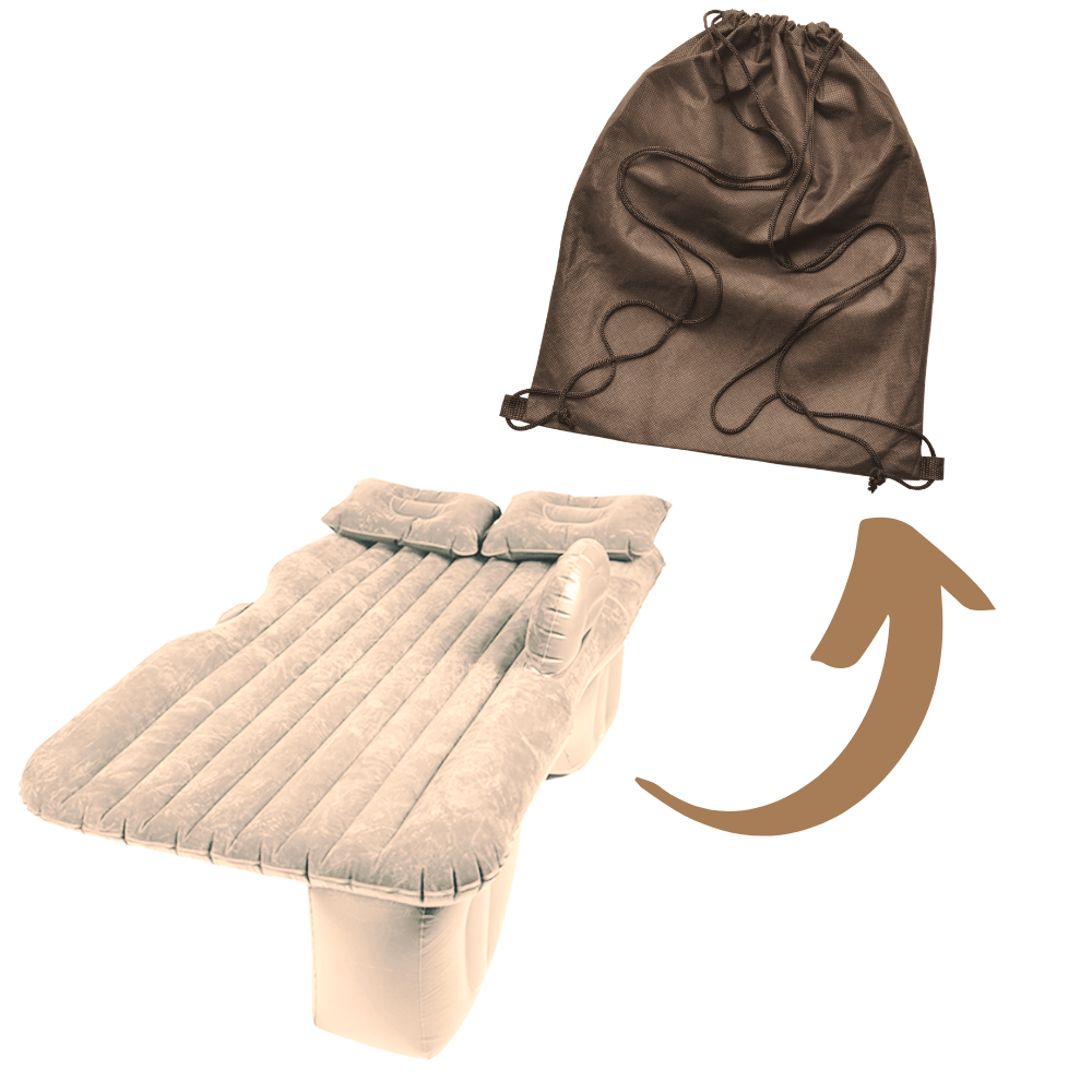 Oppustelig seng til bagsædet i bilen - Ozerty