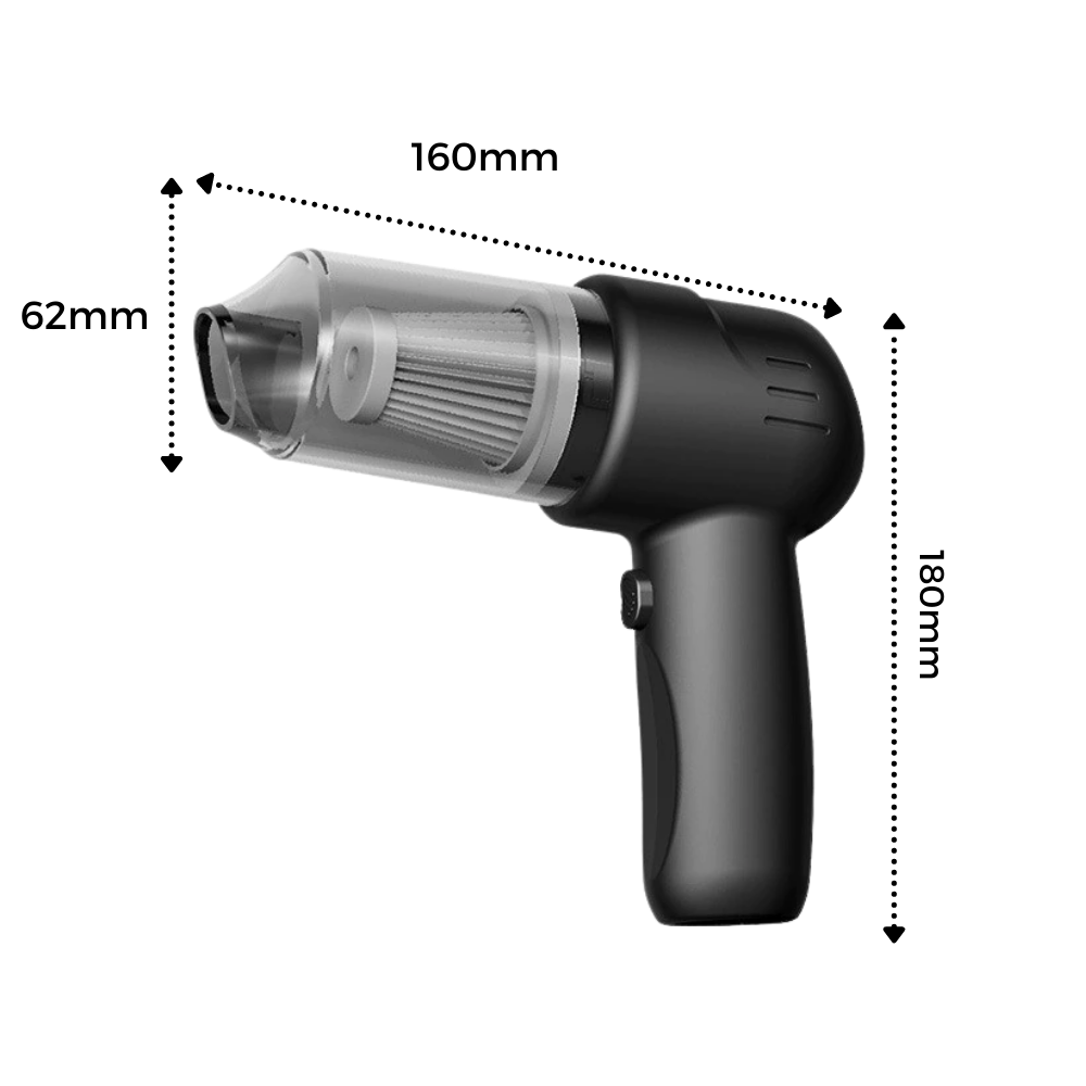 Trådløs håndholdt ministøvsuger - Ozerty