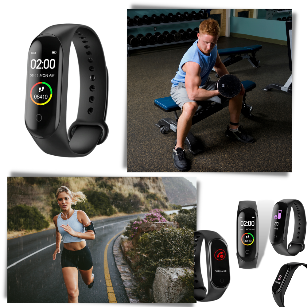 Armbånd til registrering af fitness og søvn - Ozerty