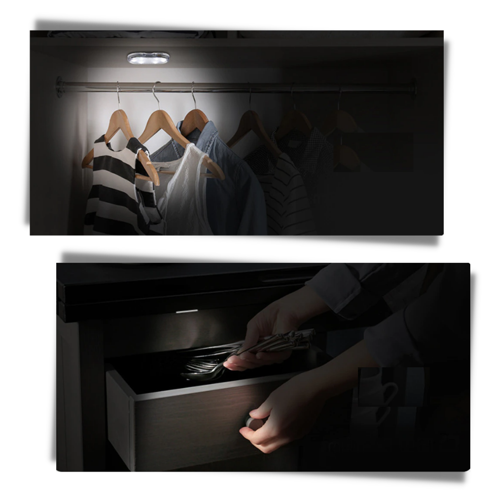 Trådløs bil-LED med sensor - Ozerty