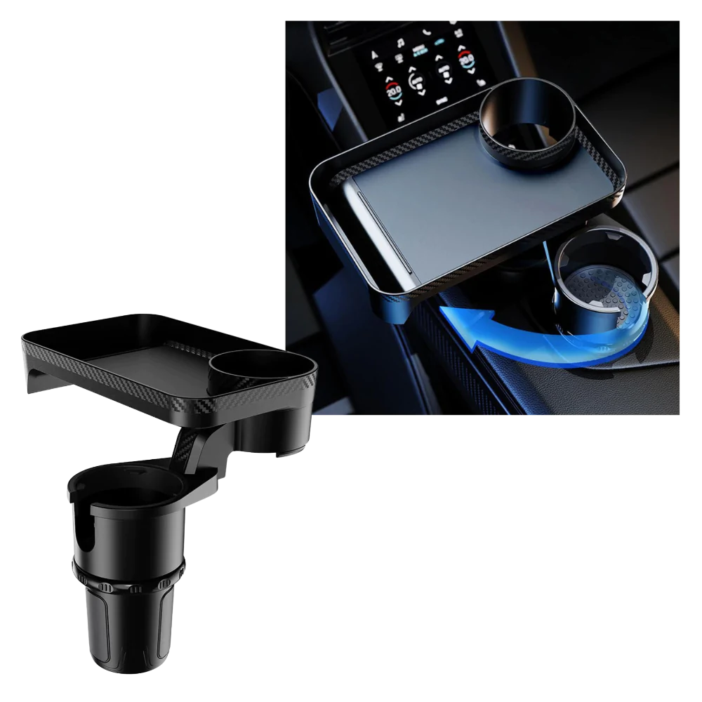Kopholder og roterende bakke til bilen - Ozerty