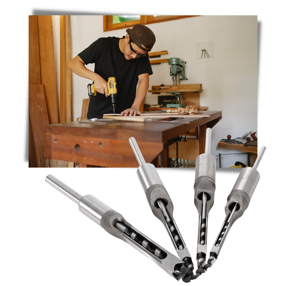 Sæt med mejselbor til borepatroner - Ozerty