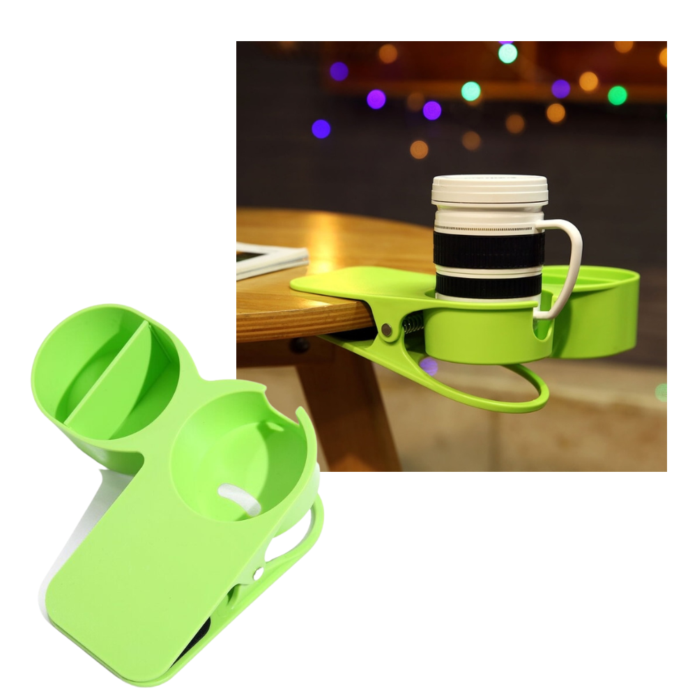 Clip-on dobbelt kopholder - Ozerty