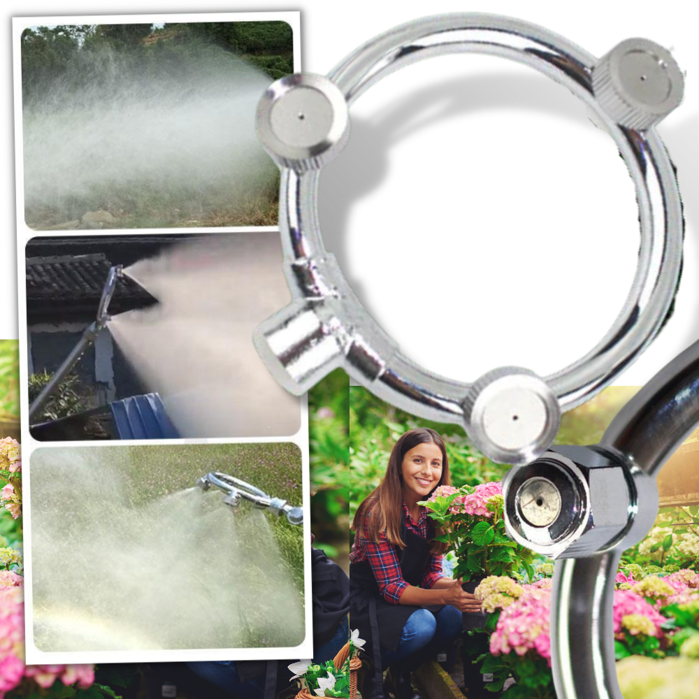 Trehovedet vandingssprøjte til haven - Ozerty