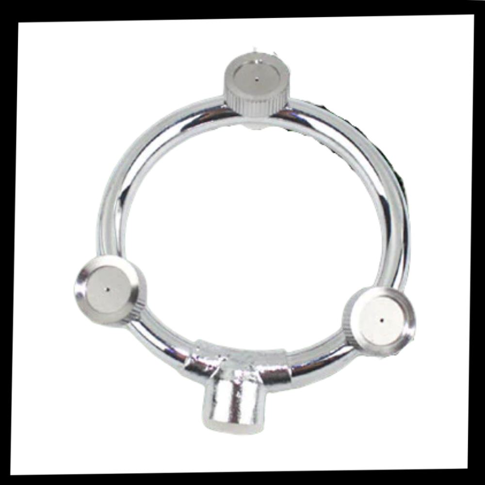 Trehovedet vandingssprøjte til haven - Ozerty