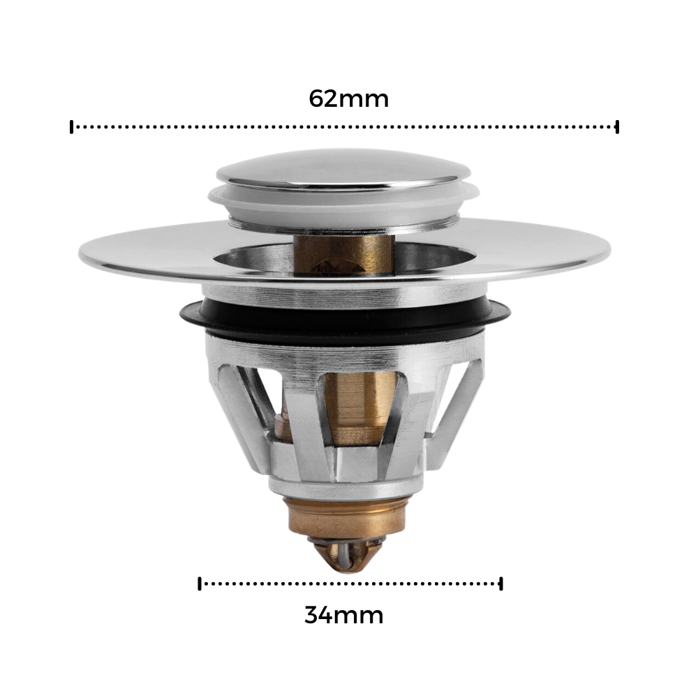 Pop-up afløbsfilter og prop - Ozerty