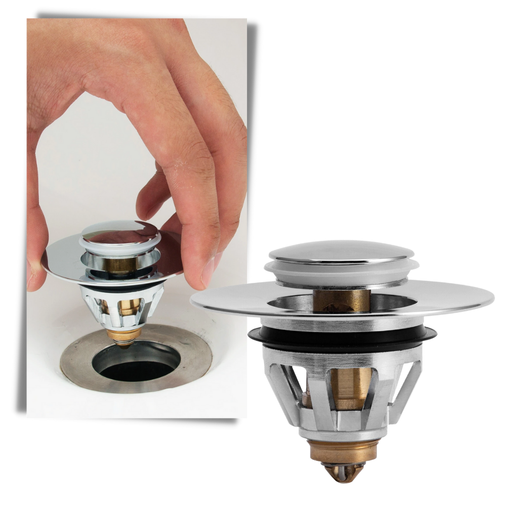 Pop-up afløbsfilter og prop - Ozerty