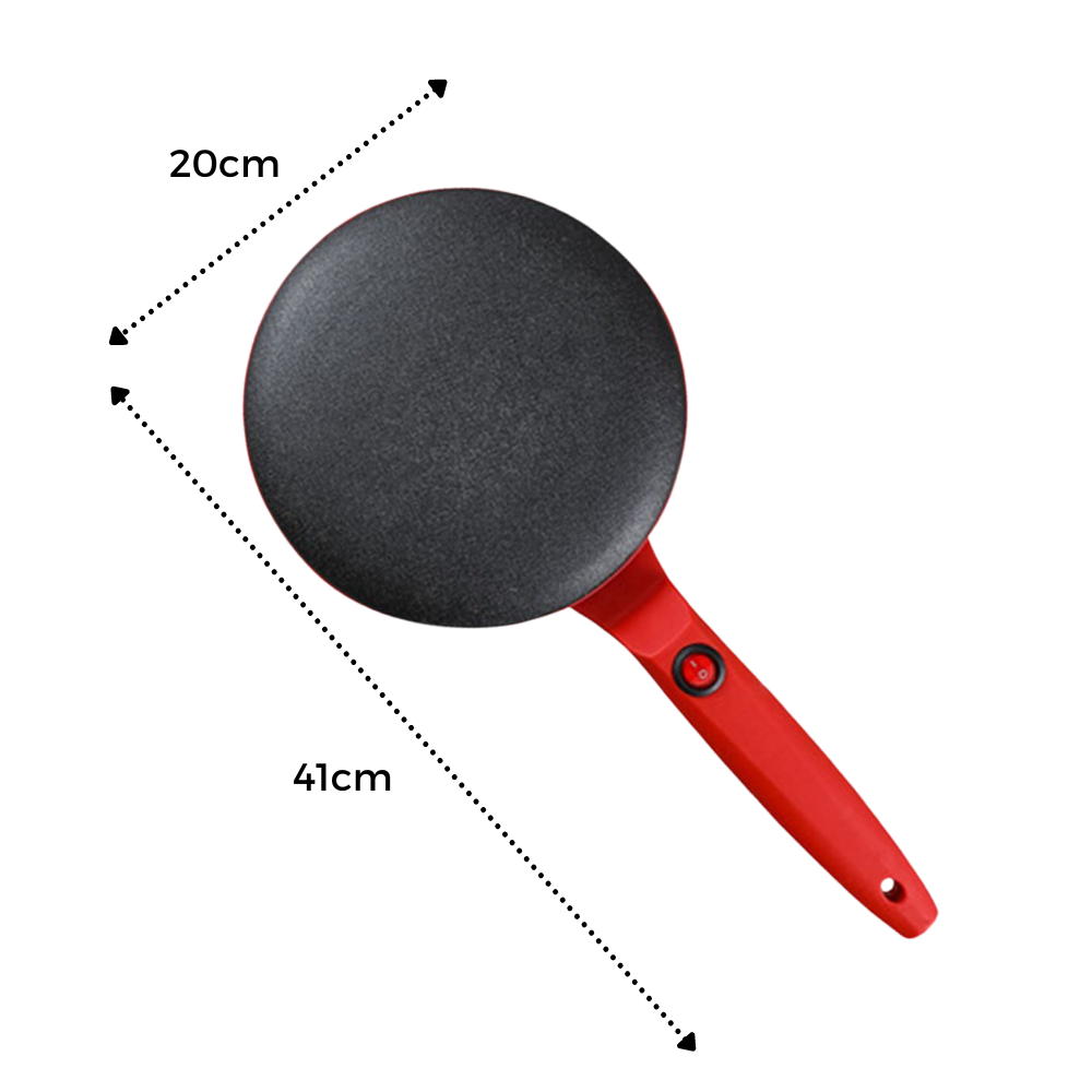 Non-stick elektrisk crepe-jern - Ozerty