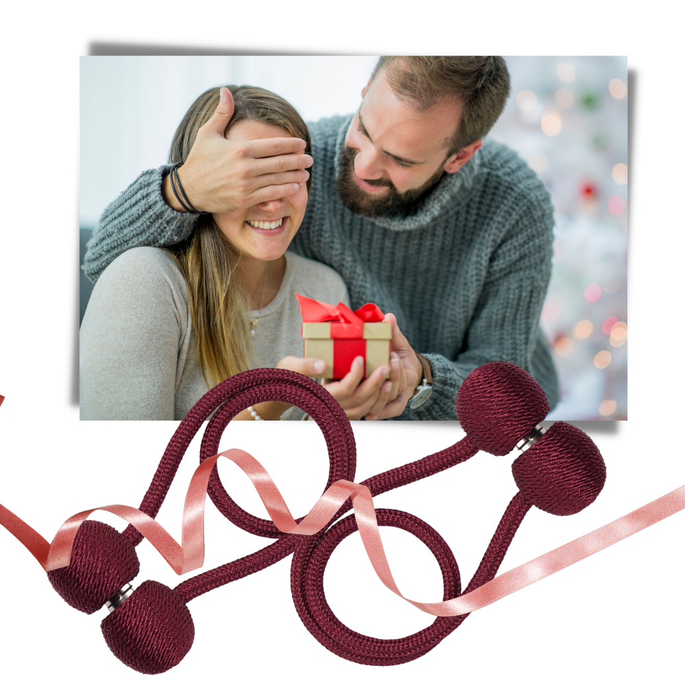 2-Pakke magnetiske gardinspænder - Ozerty