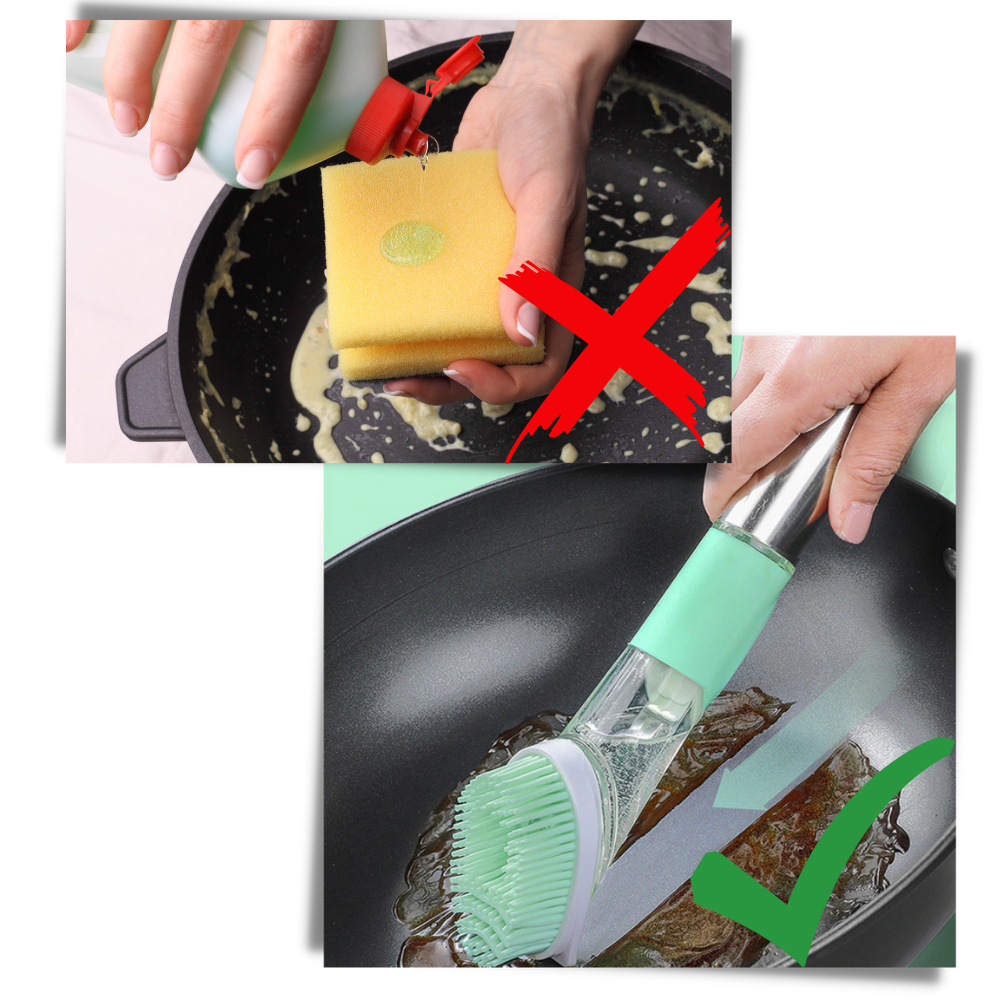 Rengøringsbørste med sæbedispenser - Ozerty