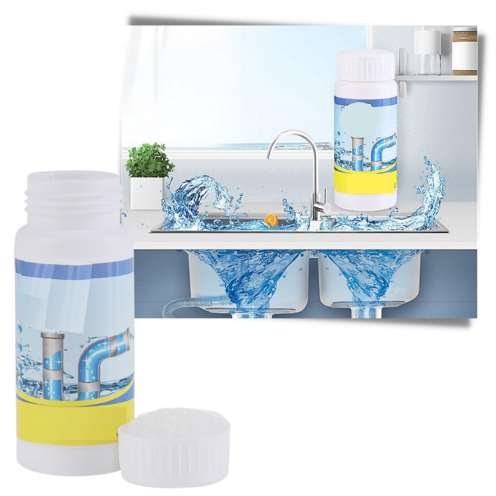 Pulver til rengøring af køkkenvaske og afløb - Ozerty