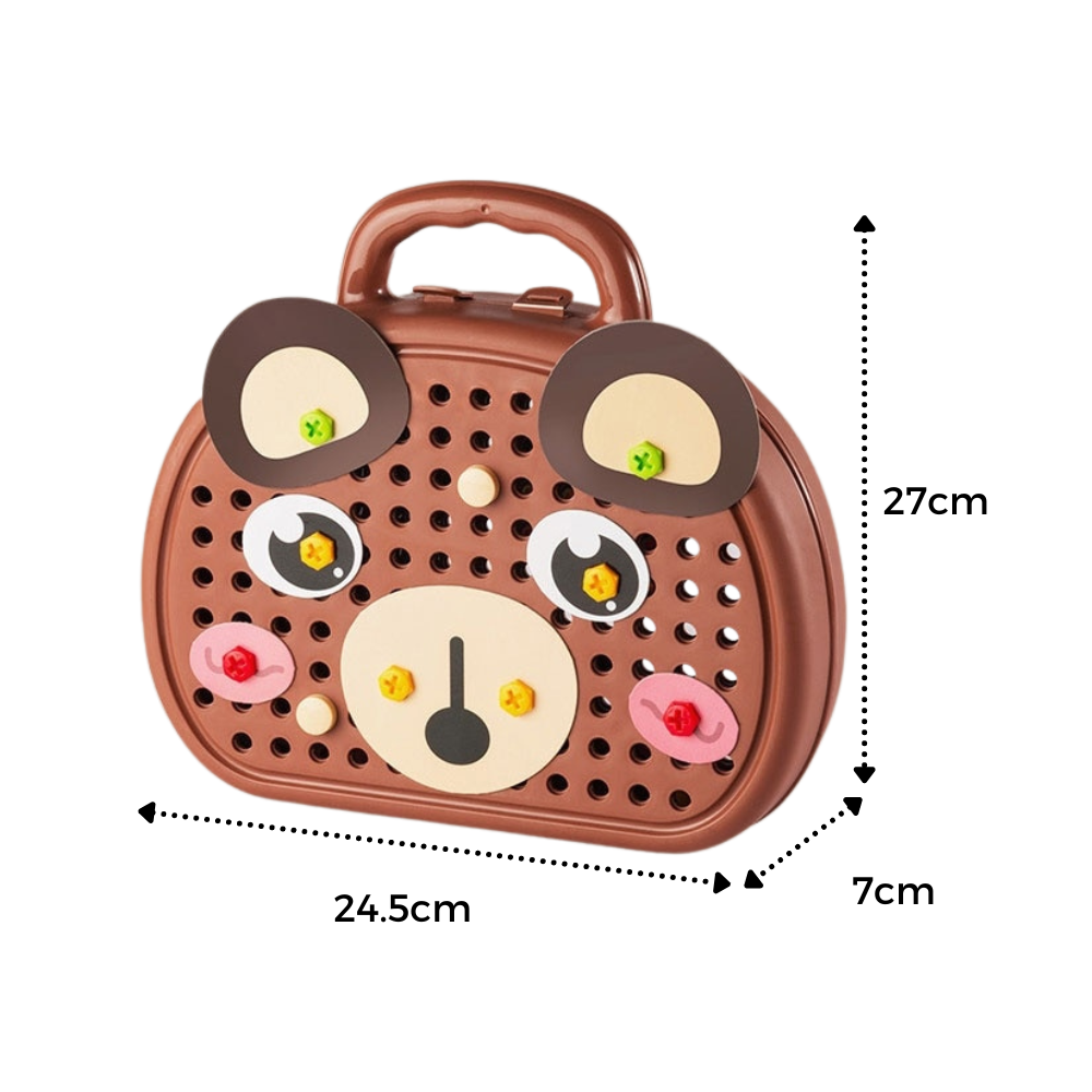 Pædagogisk puslespil legetøj og boresæt - Ozerty