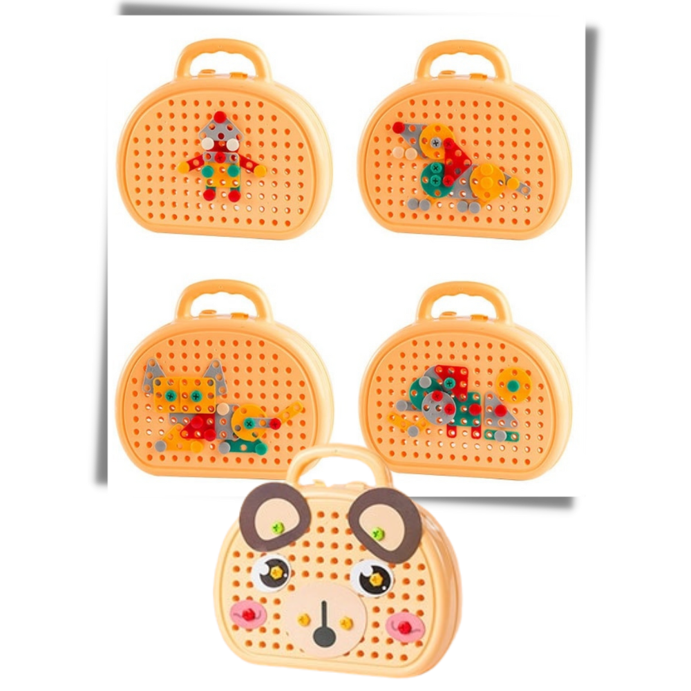 Pædagogisk puslespil legetøj og boresæt - Ozerty