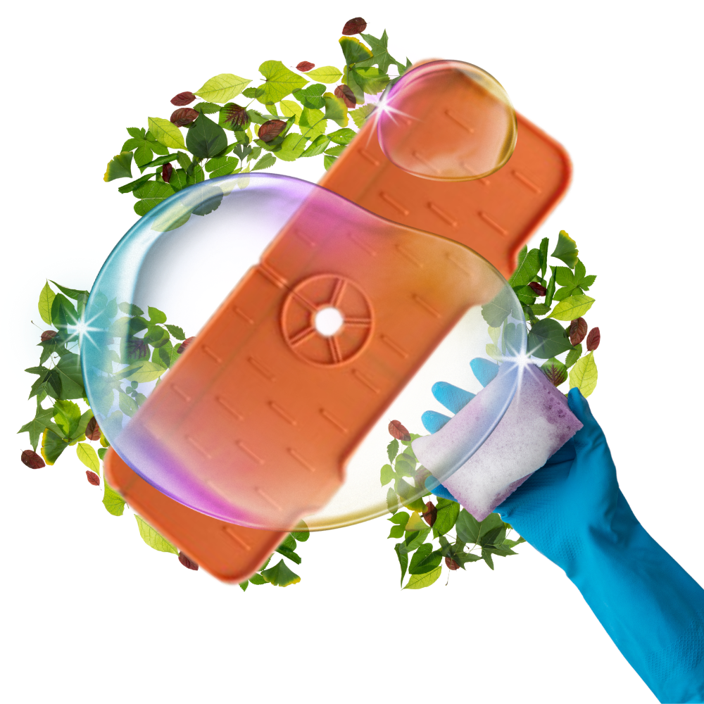 Køkken vandhane plaskbeskytter silikonemåtte - Ozerty