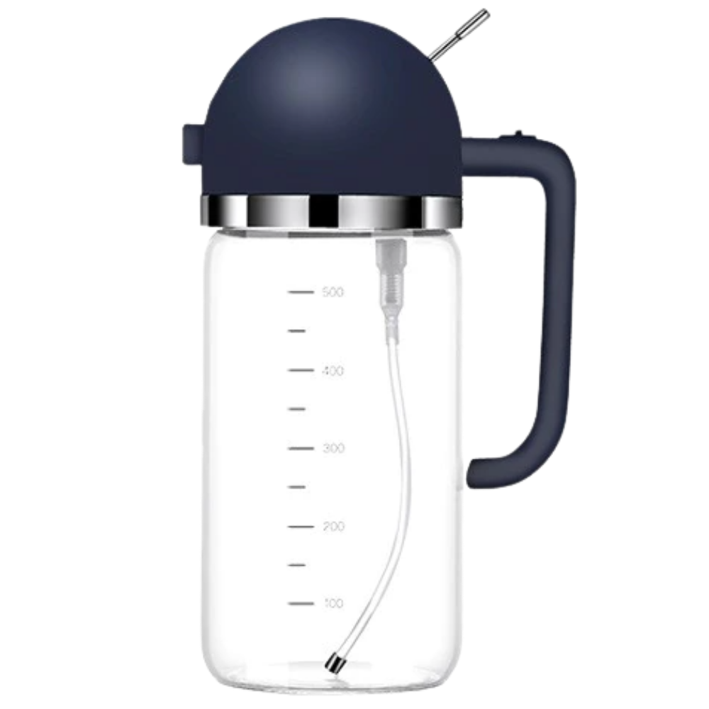 Spray- og hældedispenser til olie