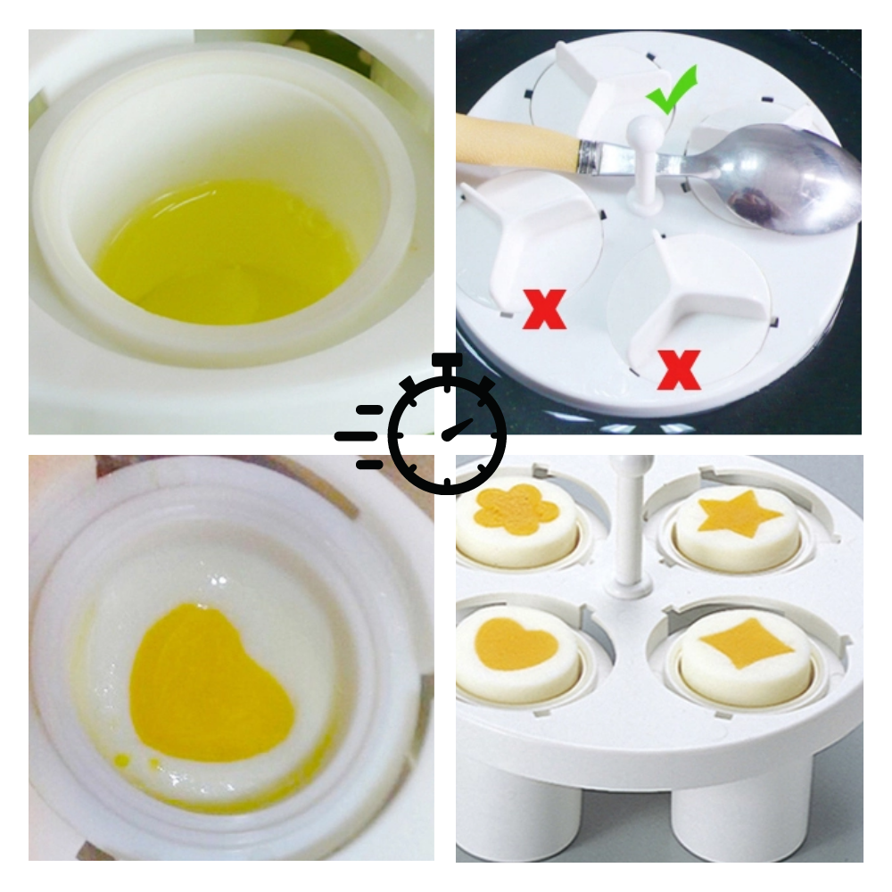 Pakke med 6 æggekogere - Ozerty