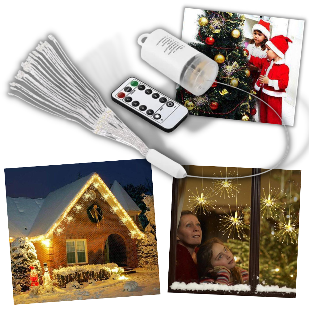 LED-guirlande af fyrværkeri - Ozerty