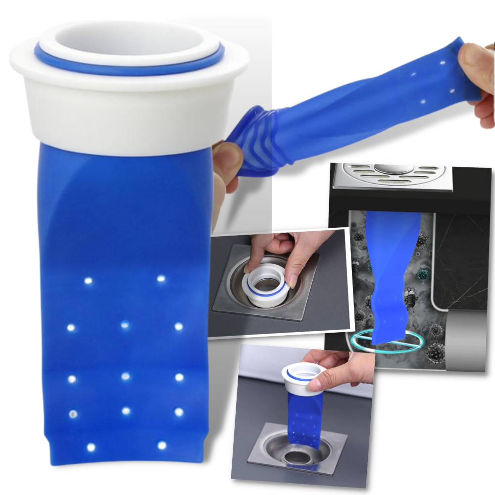 Pakke med tætningsringe af silikone til afløbsrør - Ozerty