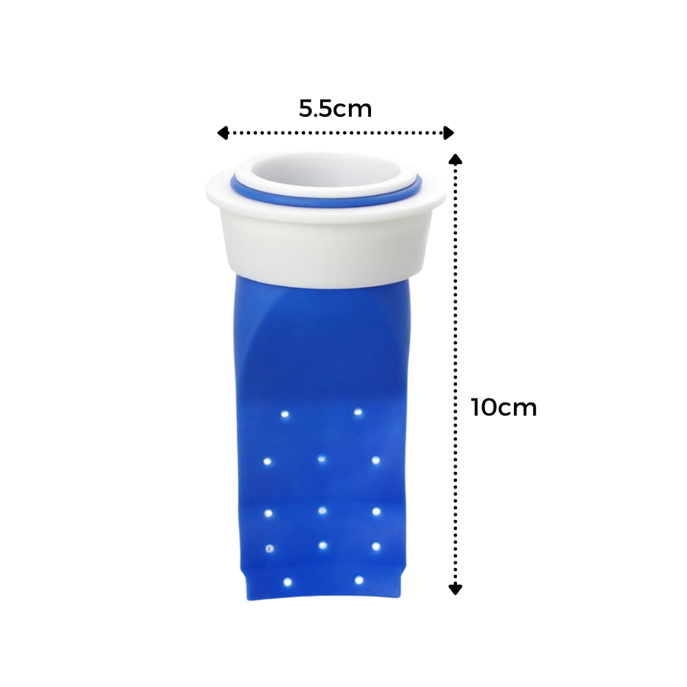 Pakke med tætningsringe af silikone til afløbsrør - Ozerty