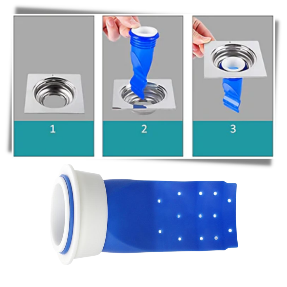 Pakke med tætningsringe af silikone til afløbsrør - Ozerty