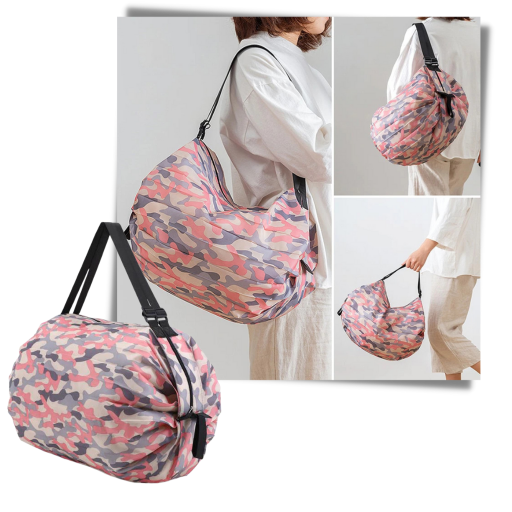 Sammenfoldelig vandtæt indkøbspose - Ozerty