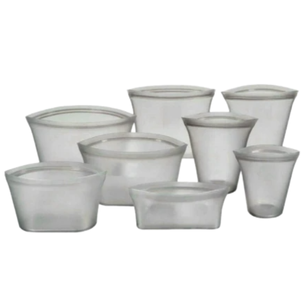 8-pak genanvendelige mad silikone poser