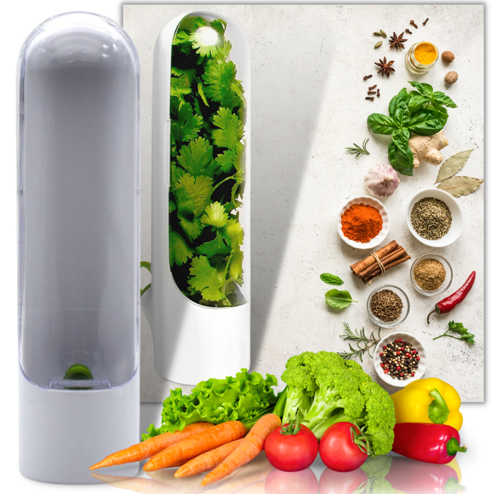 Beholder til opbevaring af friske urter - Ozerty