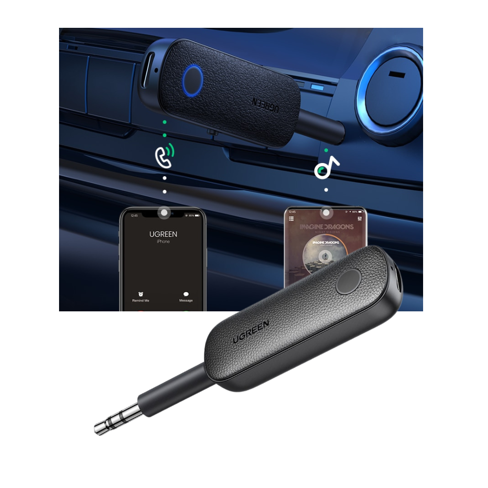 Trådløs bluetooth-adapter med 3.5 mm-stik - Ozerty