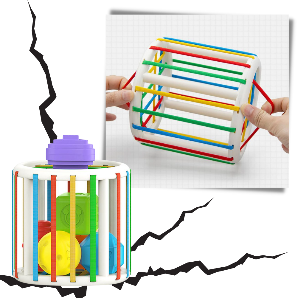 Farverige formklodser legetøj til børn - Ozerty