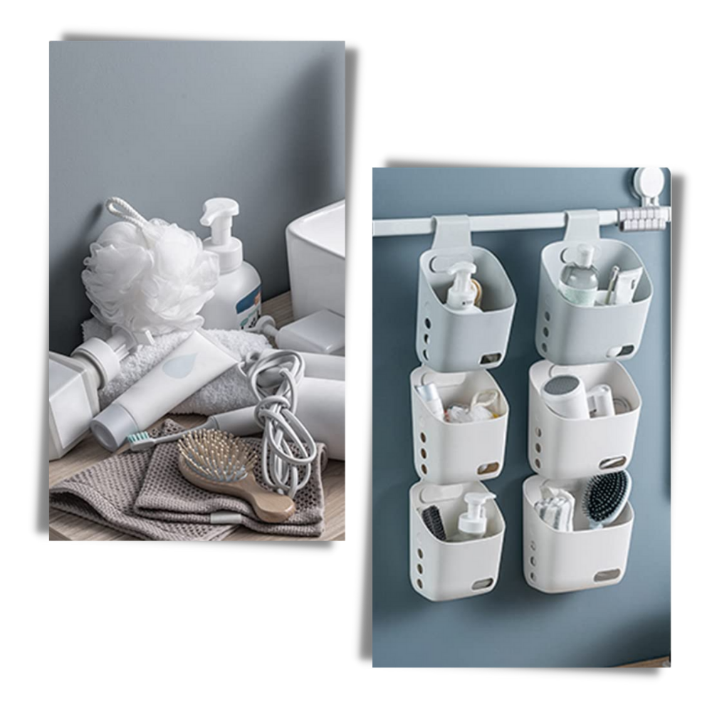 3-pakke hængende opbevaringskurve - Ozerty