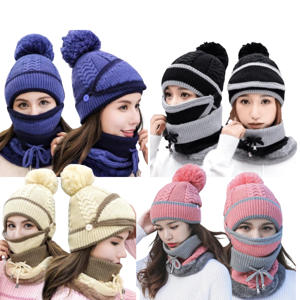 Vinter Beanie sæt - Ozerty