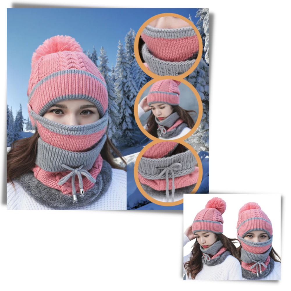 Vinter Beanie sæt - Ozerty