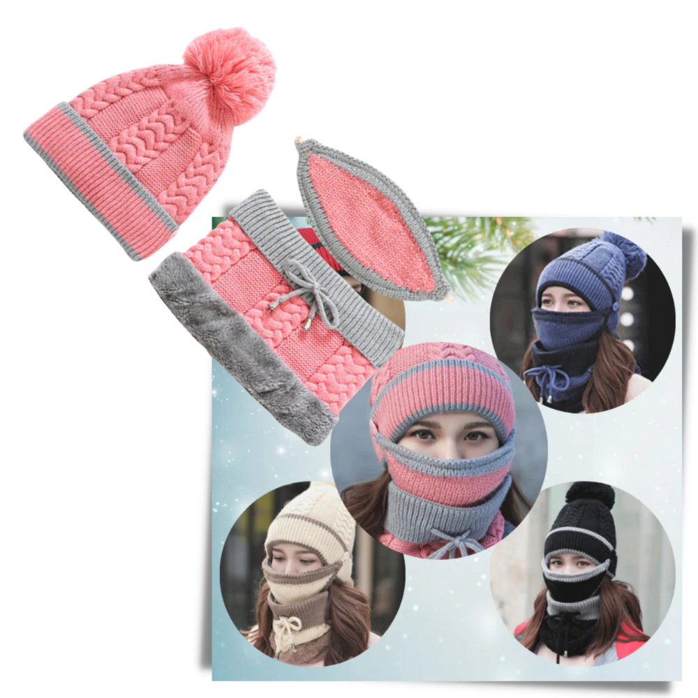 Vinter Beanie sæt - Ozerty