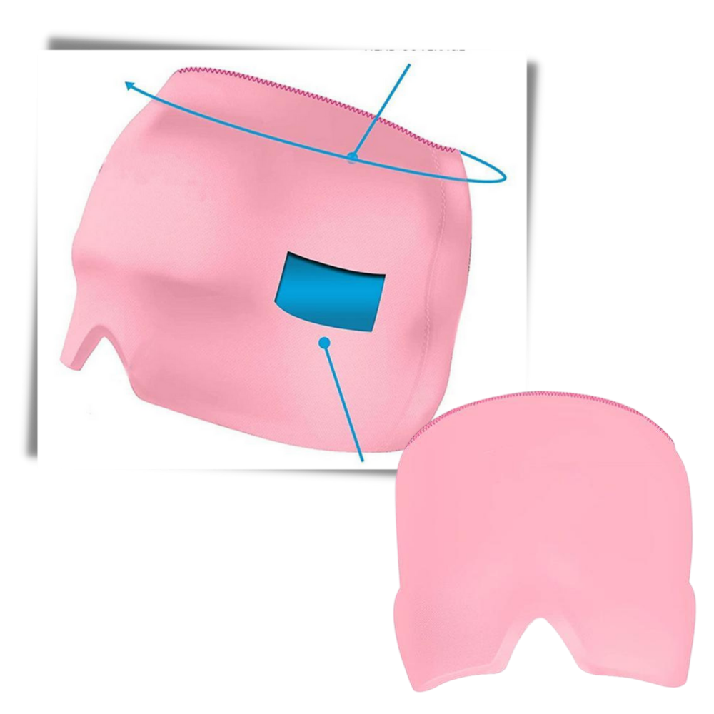 Varm-kold terapi gel-hætte til lindring af migræne - Ozerty