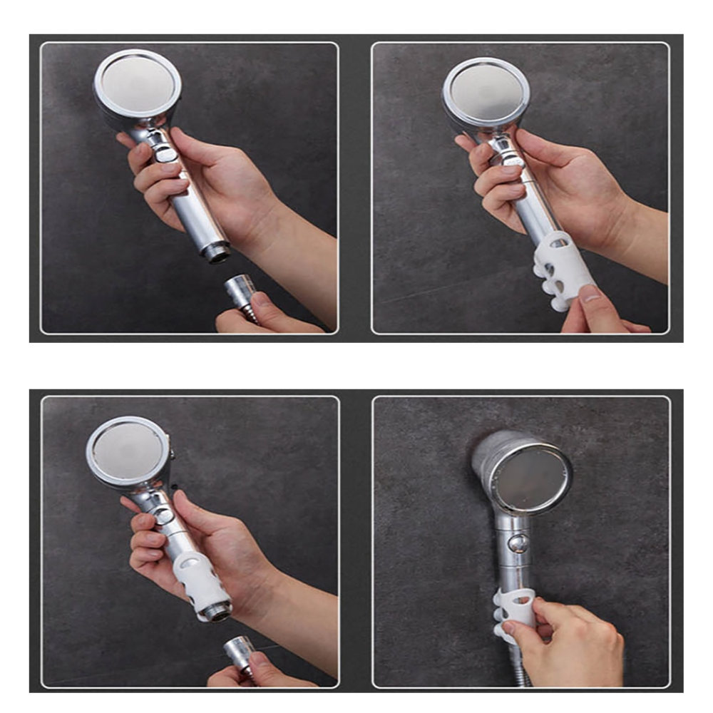 Brusehovedholder med sugefunktion (2-pak) - Ozerty