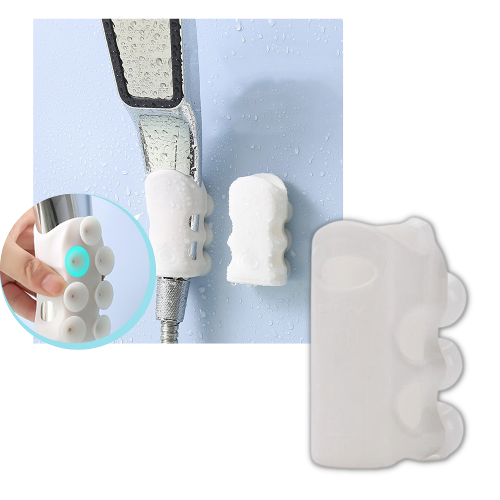 Brusehovedholder med sugefunktion (2-pak) - Ozerty