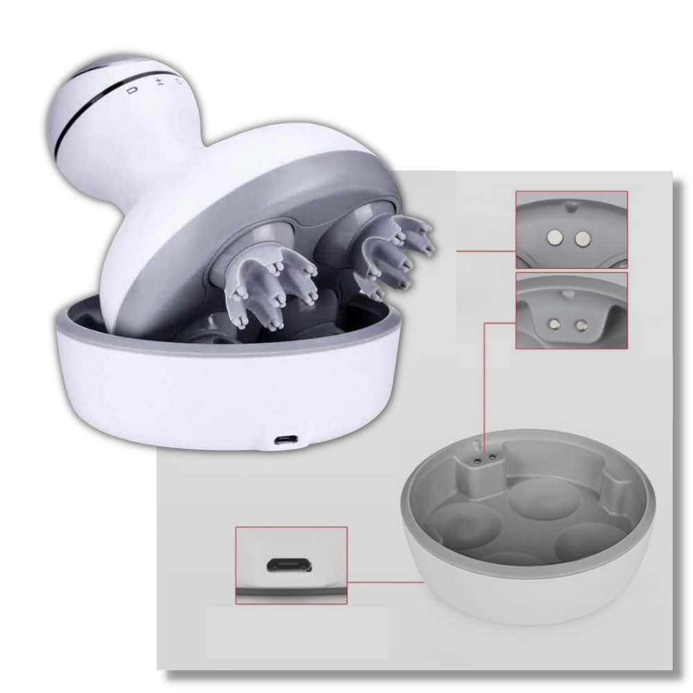 Trådløs hovedbundsmassør - Ozerty