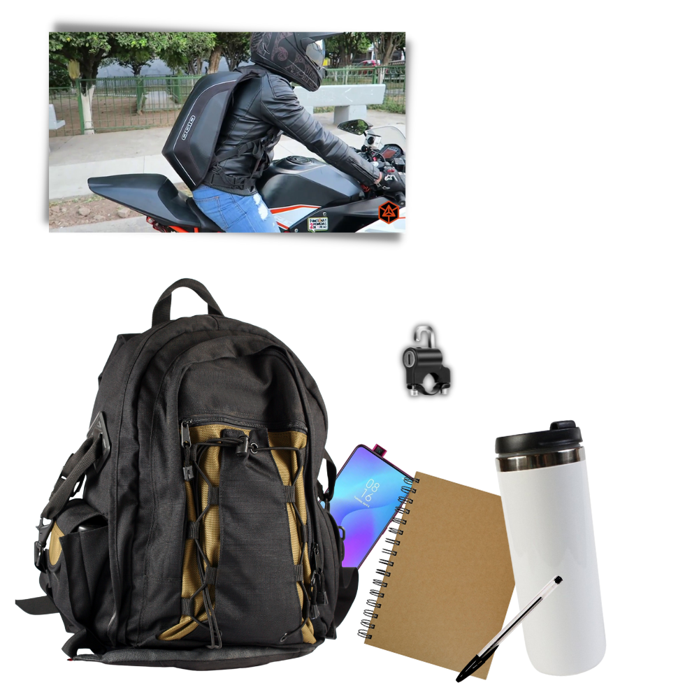 Anti-tyveri hjelmlås til motorcykel - Ozerty