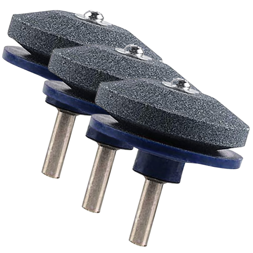 Drejeslibningssæt til plæneklipper klinger - Ozerty