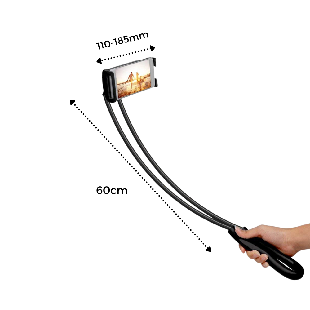 Håndfri telefonholder halsstativ - Ozerty