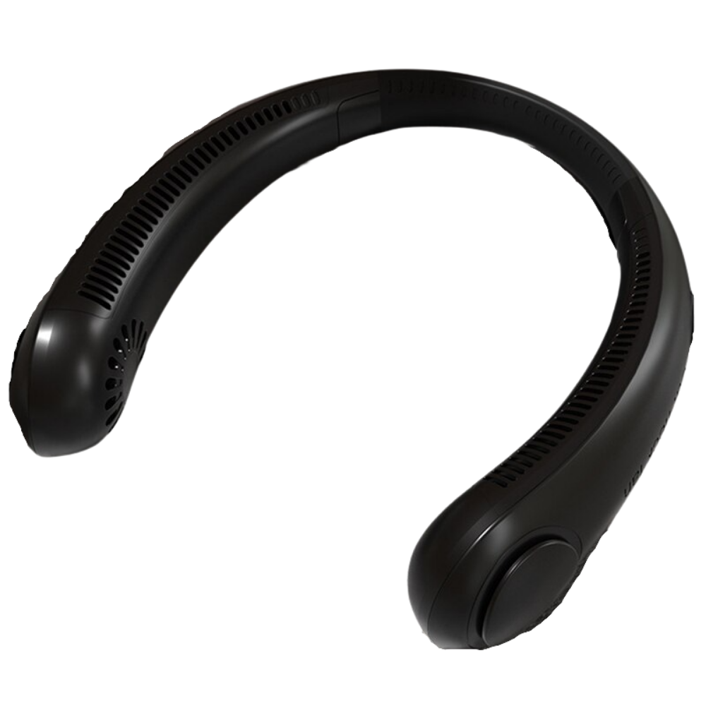 Bærbar mini genopladelig nakkeventilator - Ozerty