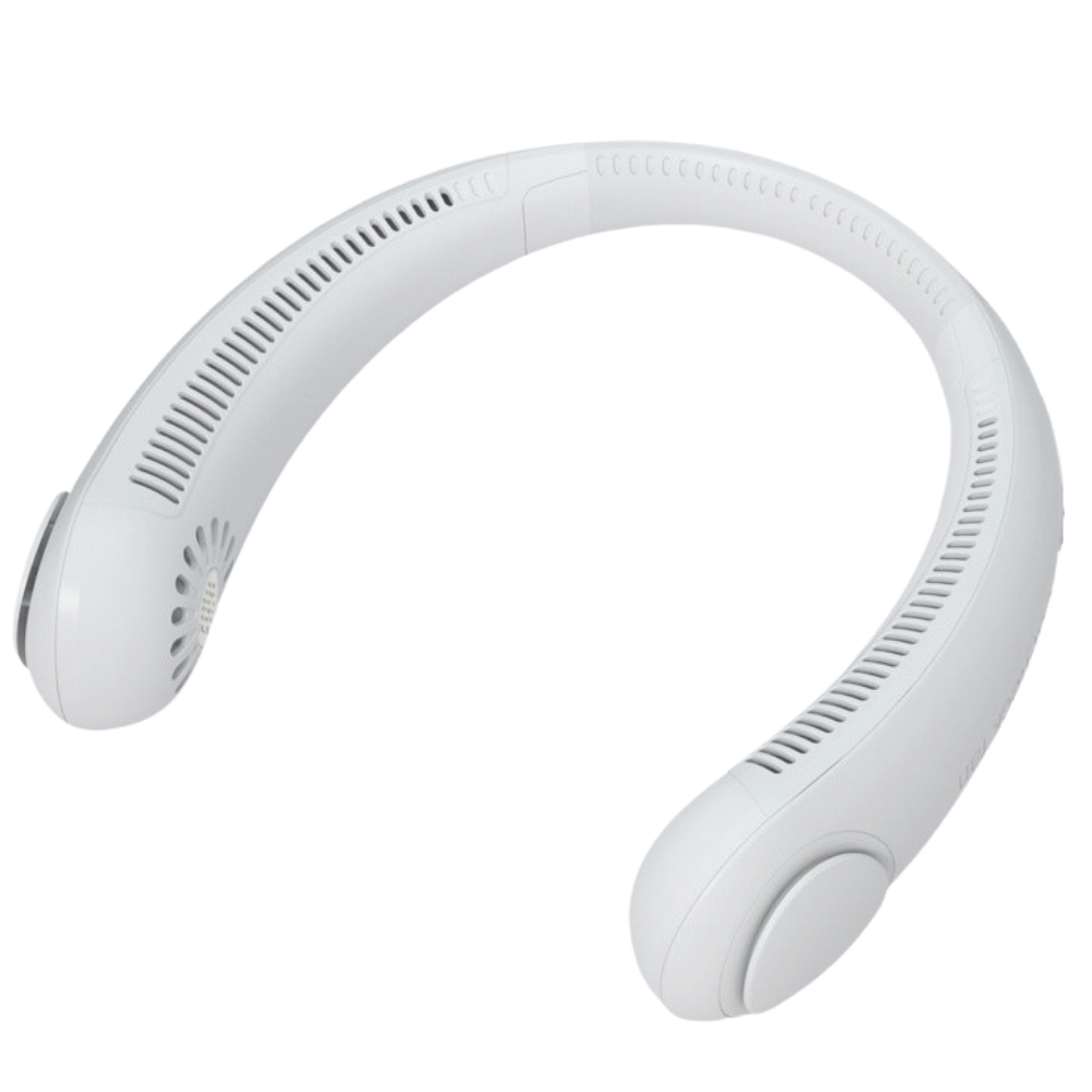 Bærbar mini genopladelig nakkeventilator - Ozerty