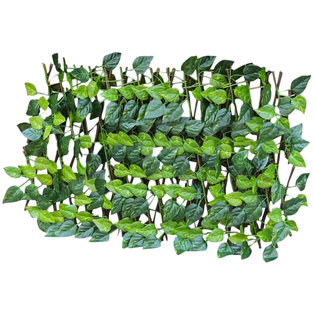 Udtrækkeligt kunstigt plantehegn