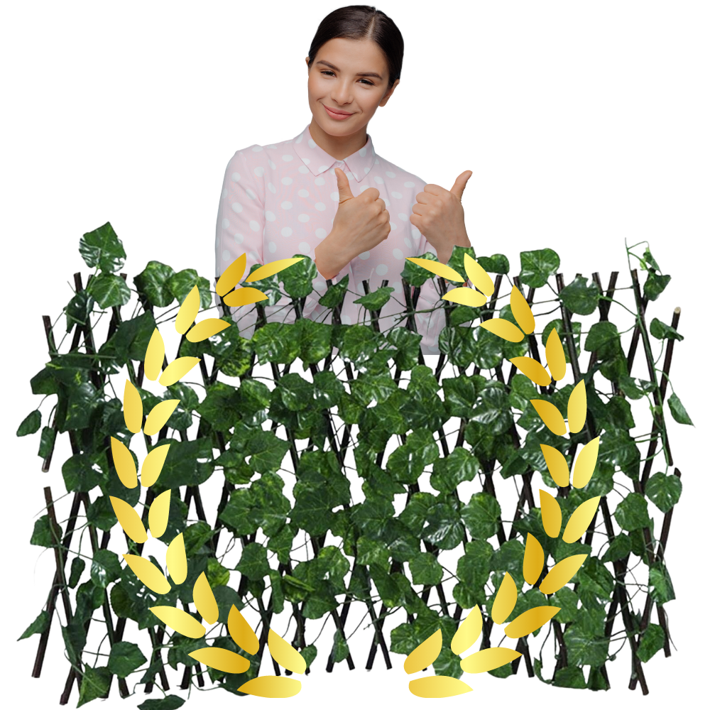 Udtrækkeligt kunstigt plantehegn - Ozerty