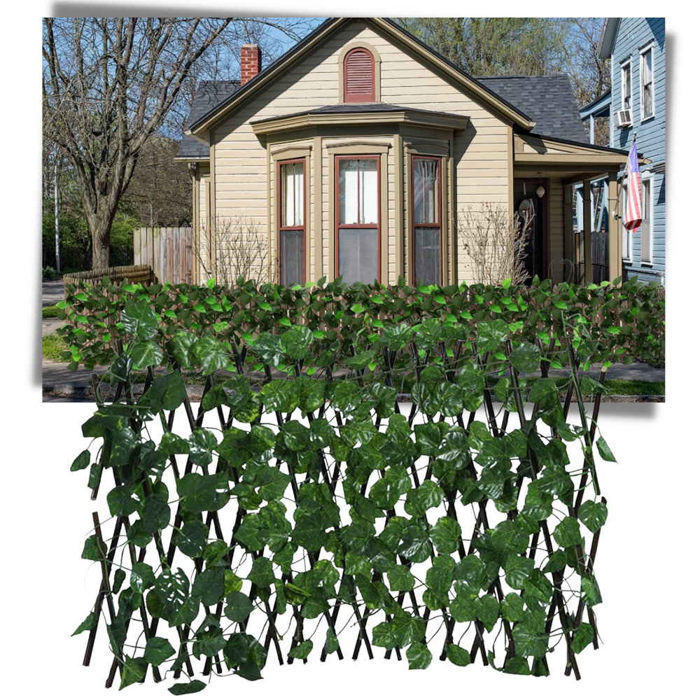 Udtrækkeligt kunstigt plantehegn - Ozerty